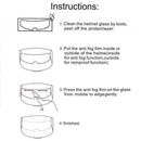 Motorcycle Helmet Waterproof Rainproof Anti-Fog Lens Clear Visor Film B1Y8 B6S2