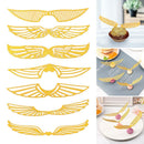 Wings Cake Decor Chocolate Decoration Hollowed Wings Toppers Dessert Toppers
