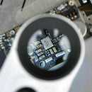 40X Magnifier Magnifying Eye Jewelry Glass Jeweler Loupe w Loop N8X1 LED U4A8