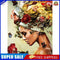 Elegant Women Oil Paint By Numbers Kits Canvas Picture Wall Art DIY (B711)