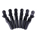 6pcs Alligator Hair Clip Grip Clamps Women Girls Styling Hairpin (Black) Newly