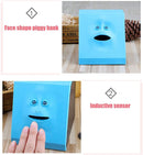 Children Face Monkey Saving Box Money Eating Coin Bank Storage Face Coin Bank