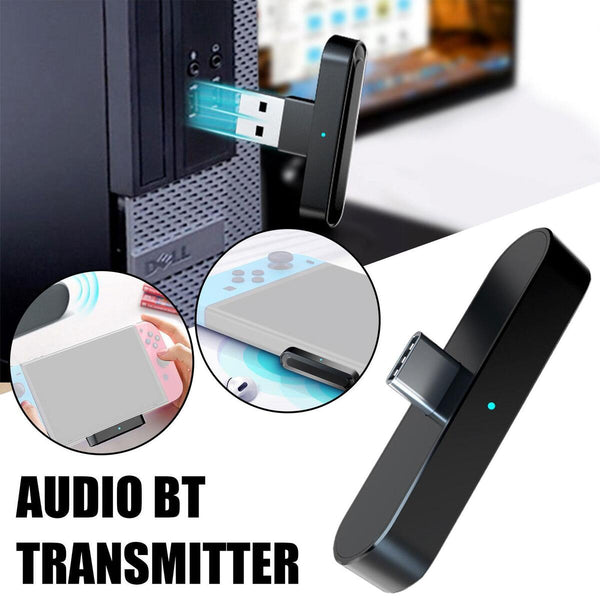USB-C Bluetooth Wireless Audio Transmitter Adapter for Nintendo Switch PS4`