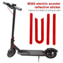 2 Set PVC Electric Scooter Warning Reflective Stickers for M365 E-Scooter Parts
