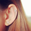 Fashion Gift No Pierced Zircon Ear Cuff Tragus Earrings Non Piercing Earrings