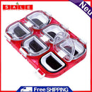 Fishing Accessories Box Magnetic Waterproof 6 Grid Fishing Hook Storage Holder