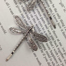 Dragonfly Shape Women Metal Hair Clips Barrette Slide Hair Clip Grips