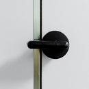 Indicator Buckle Nylon Plastic Partition Door Lock Handle Indicator Lock Black