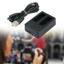 Double Dual Port Slot Battery Charger For Go Pro HD T9B1 6 Camere 8 Hero 5 J9G0