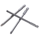 10pcs/set S2 Steel Slotted Phillips Head Batch Electric Screwdriver Bits Newly