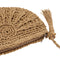 Tassels Beach Messenger Handbag Women Girl Crochet Straw Shoulder Bag/Khaki