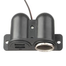 Universal 12V/24V Two USB Port Car Cigarette Lighter Power Adapter Fast Charger