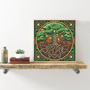 5D DIY Full Drill Diamond Painting Tree Cross Stitch Mosaic Kits Bedroom Decor