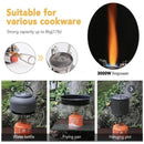 Portable Camping Stoves Backpacking Stove with Piezo Ignition Adjustable Valve~