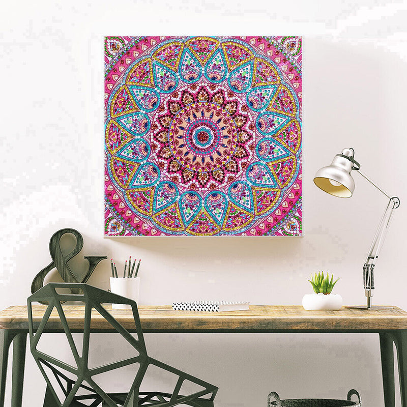 Datura Flower 5D DIY Part Drill Diamond Painting Rhinestone Picture Home Decor