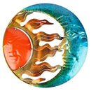 Heavenly Sun Moon Metal Wall Crafts Waterproof Permanent House Hanging