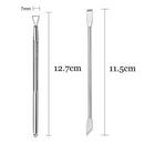 Manicure Dead Skin Remover Cuticle Pusher Triangle Rod Nail Polish Clean Stick
