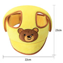 Soft Baby Anti Fall Head Protection Cap Adjustable Safety Helmet (Yellow) Newly