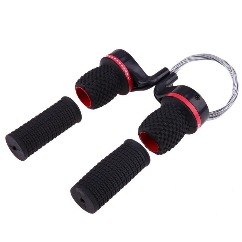 1 Pair Bike Bike Twist Grip Gear Shifter Accelerate Siamese DIP Shift