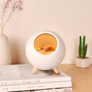 Cute Touch Dimming Kitten Night Light Bedside Charging Lamp Decor (White) Newly