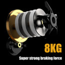 Metal Baitcasting Reel 7.2:1 8kg Max Drag Saltwater Fishing Wheel (AK2000R)