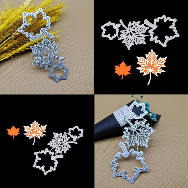 Maple Leaf Metal Cutting Dies Stencils Scrapbooking Embossing Craft Paper S7Q4