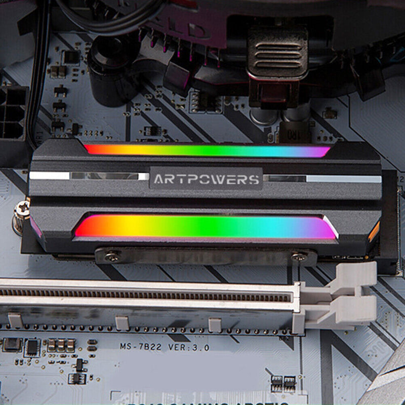 Heat Dissipation Aluminum SSD Cooler M.2 2280 NVME Solid State Disk Heat Sink