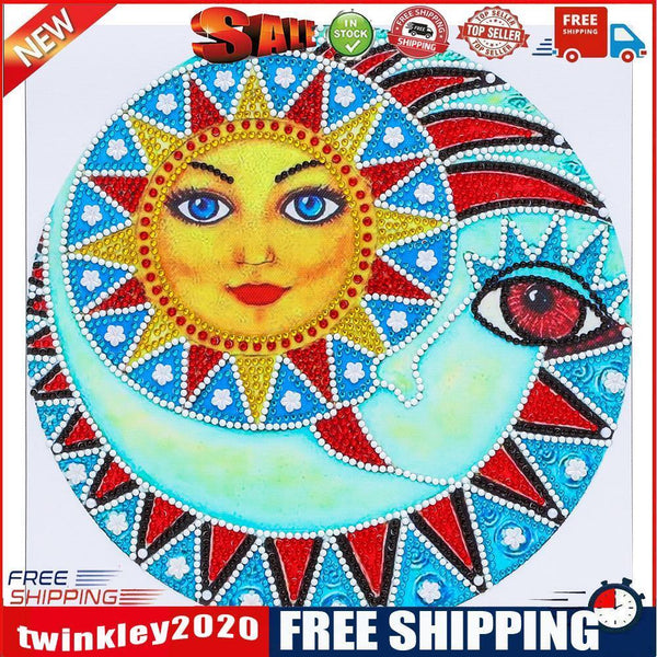 5D Part Special Shaped Drill Luminous Diamond Painting Sun God Art (GT105)