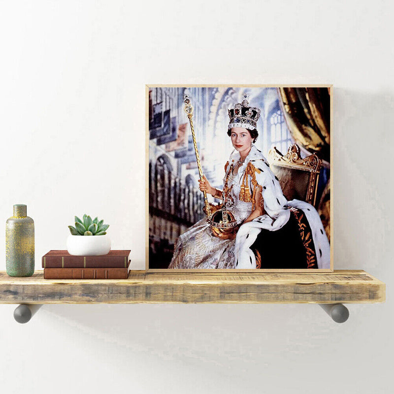 5D DIY Diamond Painting Kits Full Square Drill Queen of England Mosaic Picture