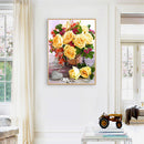 5D Diamond Painting Flower Full Round Drill DIY Wall Art Crafts Home Decorati