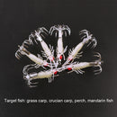4g Luminous Squid Fishing Lures Jig Hook Artificial Soft Bait Sea Fishing Tackle