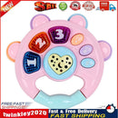 Baby Rattle Music Flashing Infant Pat Hand Bell Early Educational Toys (C) Newly