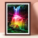 Diamond Painting Rainbow Falls Full Round Drill Picture of Rhinestone Drawing