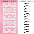 Eyebrow Shaper Kit Stencil Template Eyebrow Razor Easy to draw eyebrow