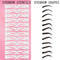 Eyebrow Shaper Kit Stencil Template Eyebrow Razor Easy to draw eyebrow