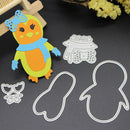 Snowvirtuos Girls Penguin Cutting Stamp Stencil DIY Scrapbooking Paper