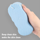 Bath Soft Sponge Body Exfoliating Dead Skin Massager Cleaning Brush (Blue) Newly