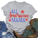 Independence Day Print America Letter Tea (Light Grey M) T-Shirt