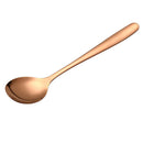 JUNERAIN Portable Spoon, Stainless Steel Tablespoon Portable Soup Student Picnic P