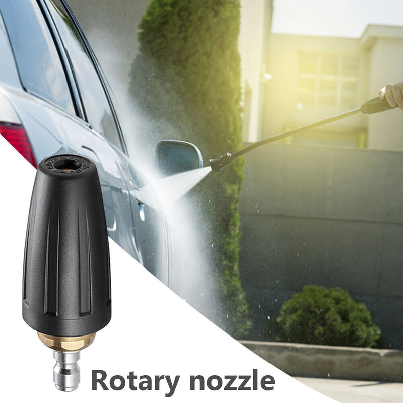 High Pressure Water Spray Nozzle Garden Rotary Turbo Sprinkler System Hose