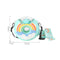 #A 380ml Donut Water Bottle - Portable Toddler Drink Bottle for Outdoor School