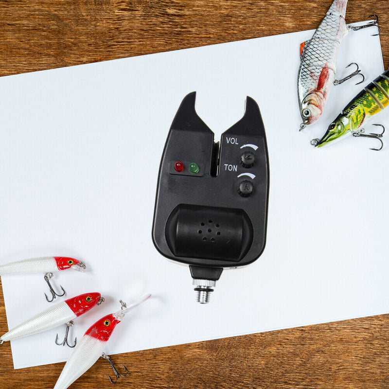 LED Tone Volume Sensitivity Sound Fishing Alarm Waterproof Fish Rod Alert