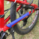 Plastic Bicycle Chain Protection Bike Frame Protector Chainstay Pad (Blue) Newly