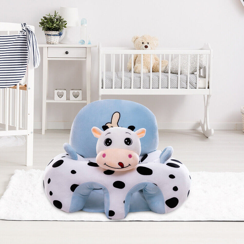 Cute Baby Sofa Cover Learning to Sit Seat Feeding Chair Case N/Cotton (A) Newly