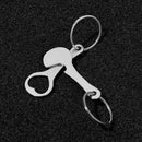 Decor Anti-lost Substitute Coin Key Hook Metal Keychain Shopping Cart Token