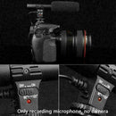 Camera Microphone MIC For Nikon DSLR DV Interview Recording M8B1 External S5N3