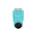 2pcs PS/2 Female to USB Male Adapters Converters for PC Keyboard Mouse Mice
