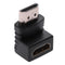 HDMI Male to HDMI Female Adapter Converter Extender 90 ° Angle for PS4