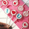 12 Round shape Baking Silicone Lollipop Mold Tray Candy Chocolate Sweet W3Y1
