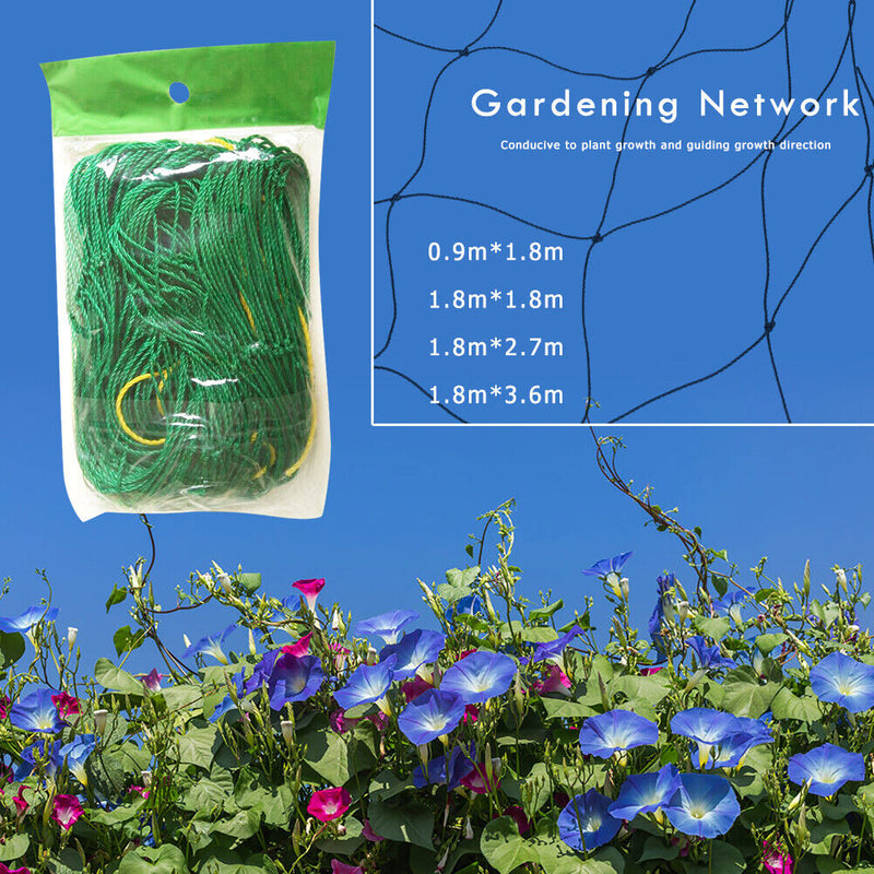 Garden Plants Climbing Netting Nylon Flower Vine Support Rope (1.8x2.7m) Newly